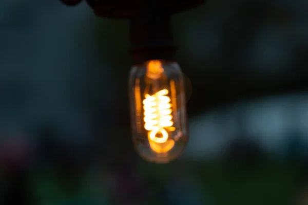 Винтажное Освещение Декор Лампы Incandescent Lamp Retro Стиле — стоковое фото