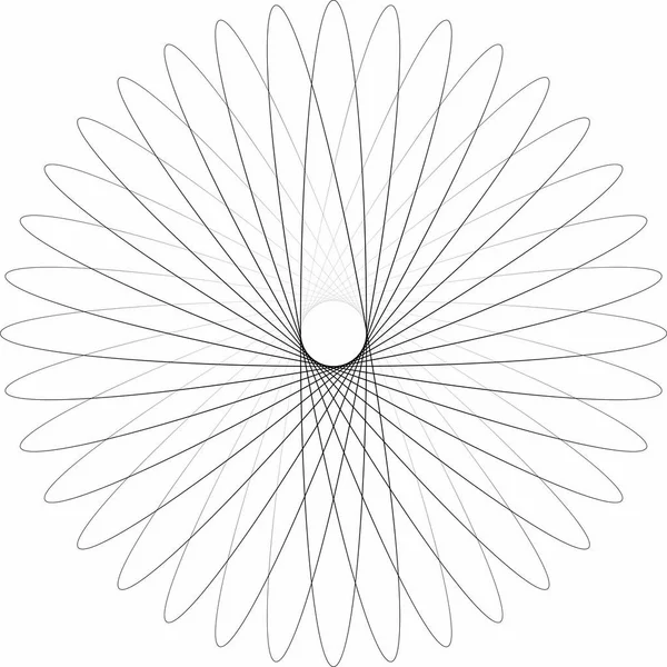 Işınları, kirişler öğesi. Sunburst, beyaz yıldız patlaması şekli. Yayılan, Radyal, hatları birleştirme. Soyut dairesel geometrik şekil.