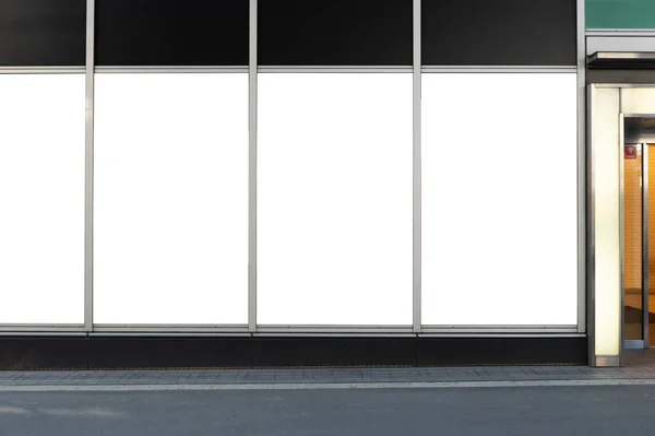 Shop Boutique Store Front Mit Großem Fenster Und Platz Für — Stockfoto