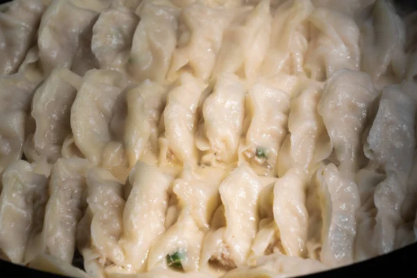 Gyoza Pot Sticker Chinees Eten — Stockfoto