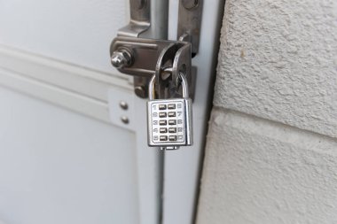 Kapalı metal kilit kapı koruma asma kilit, kombinasyon kilit