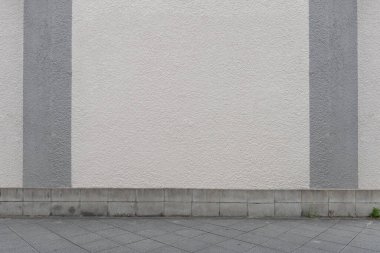 Sokak duvarı arka planı, endüstriyel arka plan, depo tuğla duvarlı boş Grunge şehir sokağı