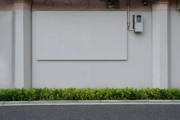 Straßenmauer Hintergrund Industrieller Hintergrund Leere Grunge Urbane Straße Mit Lagerhaus — Stockfoto