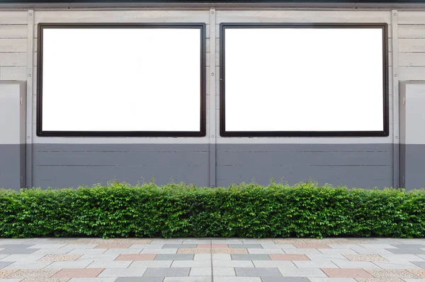 Große Leere Plakatwand Einer Straßenwand Banner Mit Platz Zum Hinzufügen — Stockfoto