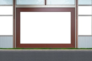 Büyük Pencere ve İsim Yeri olan Dükkan Dükkanı Önü