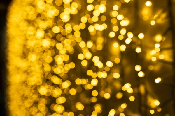 Soyut Çözünmüş Bulanık Altın Arkaplan Noel — Stok fotoğraf