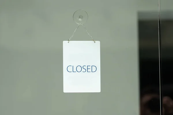 Sorry Closed Sign Hanging Restaurant Store Office Other — Stock Photo, Image