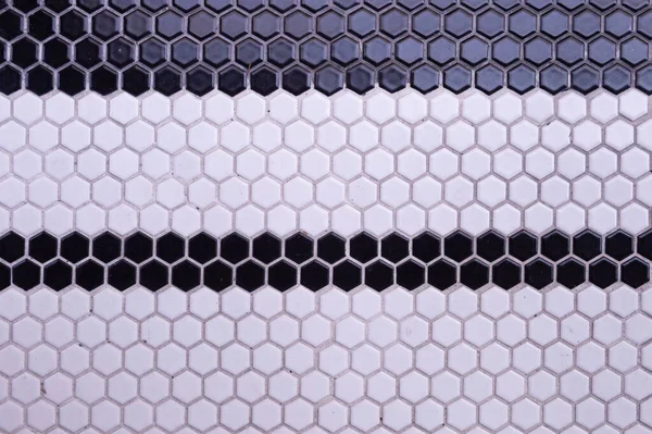 Simple White Texture Pattern Hexagons Background — Stock Photo, Image