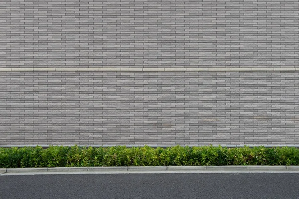 street wall background ,Industrial background, empty grunge urban street with warehouse brick wall