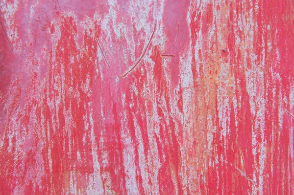 Hintergrund Einer Rostigen Metallwand Roter Farbe — Stockfoto
