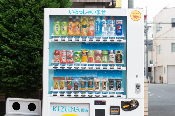 Osaka Japan Oktober 2019 Verkoopautomaten Van Diverse Bedrijven Osaka Japan — Stockfoto
