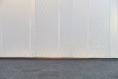 Sokak duvarı arka planı, endüstriyel arka plan, depo tuğla duvarlı boş Grunge şehir sokağı