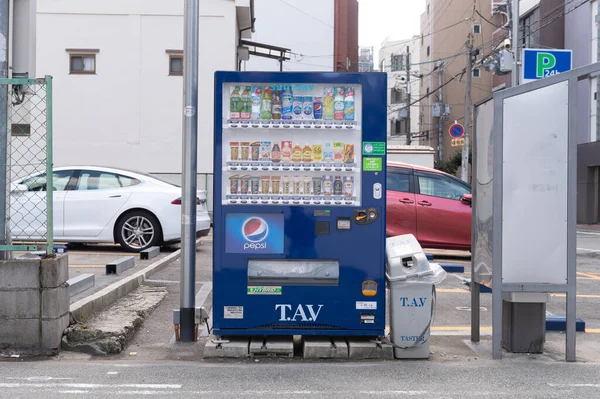 Osaka Japan Oktober 2019 Verkoopautomaten Van Diverse Bedrijven Osaka Japan — Stockfoto