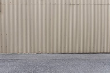 Sokak duvarı arka planı, endüstriyel arka plan, depo tuğla duvarlı boş Grunge şehir sokağı