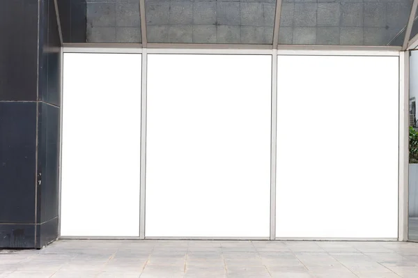 Architektur Wand Hintergrund Und Straße Whiteboard Für Kopierraum — Stockfoto