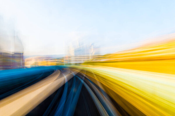 Abstract motion blur background.