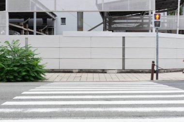 Sokak duvarı arka planı, endüstriyel arka plan, depo tuğla duvarlı boş Grunge şehir sokağı