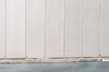 Sokak duvarı arka planı, endüstriyel arka plan, depo tuğla duvarlı boş Grunge şehir sokağı