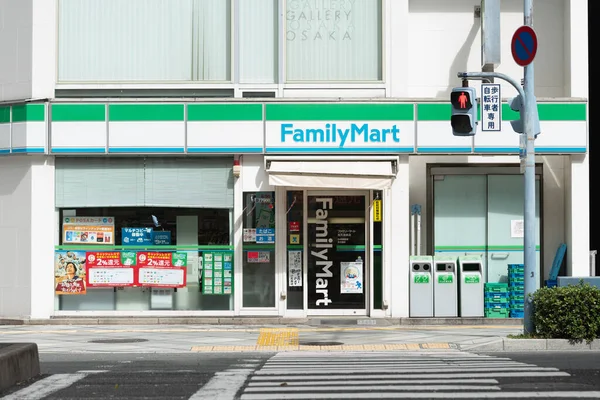 Osaka Japão Outubro 2019 Familymart Uma Loja Conveniência Horas Osaka — Fotografia de Stock