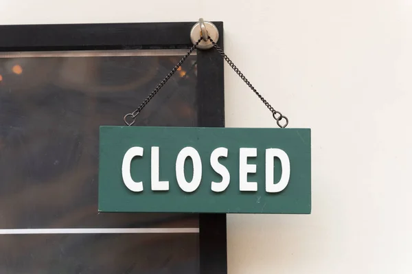 Sorry Closed Sign Hanging Restaurant Store Office Other — Stock Photo, Image