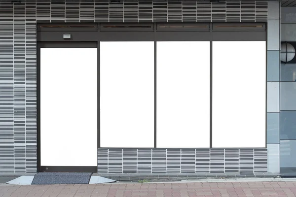 Shop Boutique Store Front Mit Großem Fenster Und Platz Für — Stockfoto