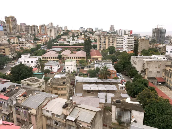 Alto Ángulo Sobre Ciudad Maputo — Foto de Stock