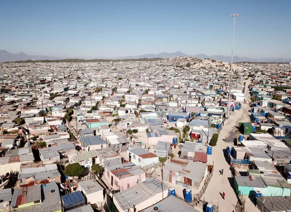 Vista Aérea Sobre Município Perto Cidade Cabo África Sul — Fotografia de Stock