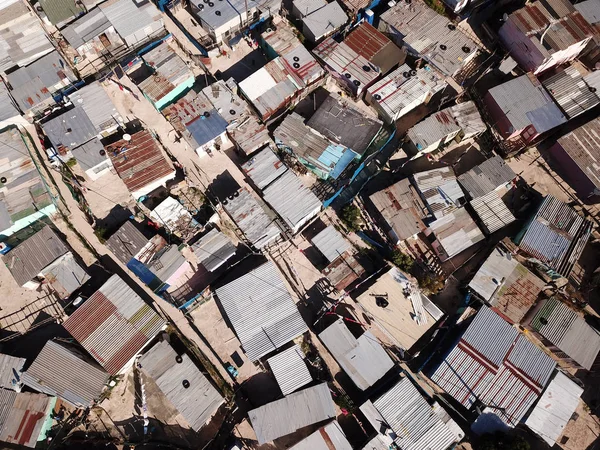 Vista Aérea Sobre Município Perto Cidade Cabo África Sul — Fotografia de Stock