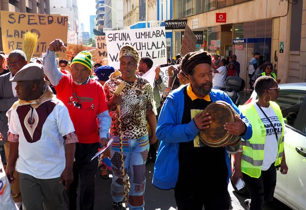 11 Eylül 2018 - Cape Town Parlamentosu Protestocular Mart