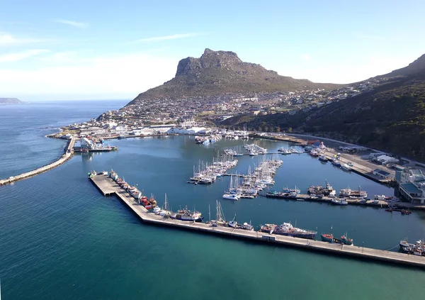 Aerial Hout Bay Città Del Capo Sud Africa — Foto Stock