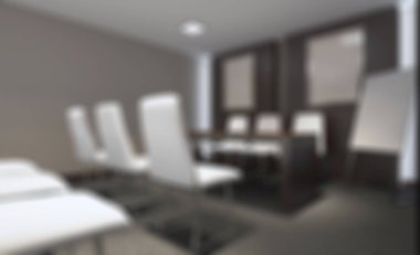 Ofis iç mekan arka plan bulanık