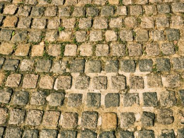 Kentsel kaldırım taşı doku