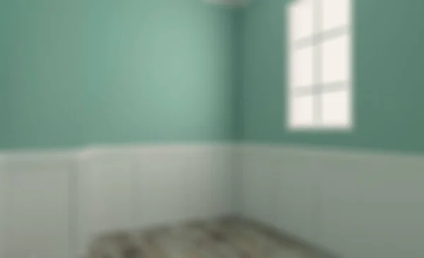 Empty interior on a blurred background