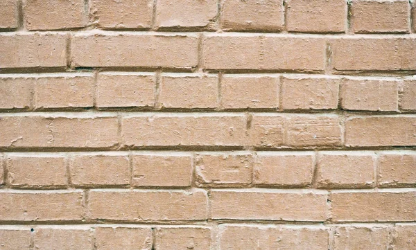 Wall Background Old Red Brick Background — Stock Photo, Image
