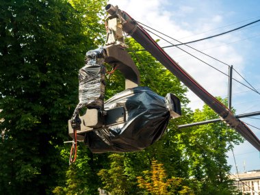 Kamera Kamera sokağın Arsa kaldırır