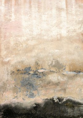 Eski evin duvarına. Yüzeyde çatlaklar. Arka plan