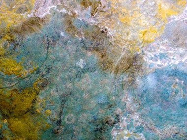 Renkli duvar evin. Arka plan