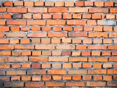 Eski bir kırmızı tuğla dokusu. Vintage