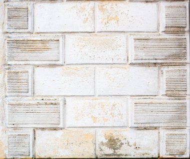 Beyaz tuğla dokusu. Vintage