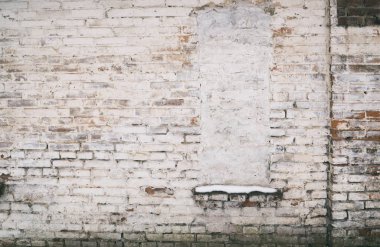 Eski bir beyaz tuğla dokusu. Vintage