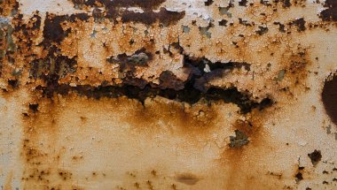 Eski paslı metal doku. Mockup. Arka plan