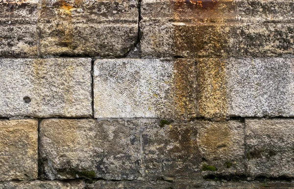 Texture Wall Made Stone Blocks Background — Stock Photo, Image