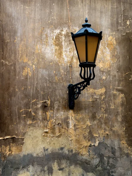 Lantern Old Wall Background — Stock Photo, Image