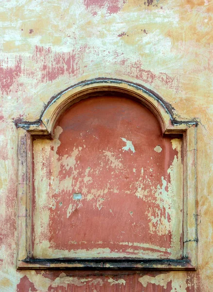 Textura Výloze Ulici Reklama Pozadí Nápis — Stock fotografie