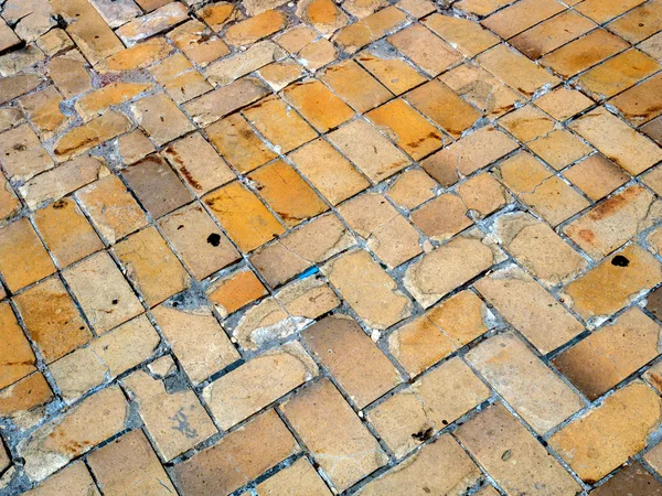 Texture Della Pavimentazione Urbana Pietra — Foto Stock