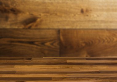 Arka plan boş bir tablo ile. Ahşap dokusu döşeme