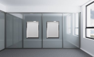 Boş iç. 3D render.