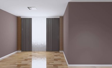 Modern boş ofis dolabı. Toplantı odası. 3D render.