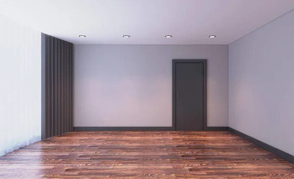 Modern Empty  office Cabinet. Meeting room. 3D rendering.