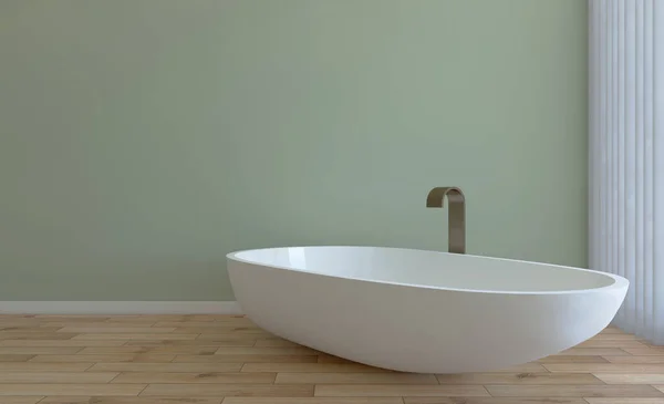 Bagno Pulito Fresco Con Luce Naturale Rendering — Foto Stock